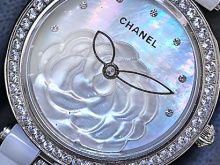 Обзор реплики часов Chanel Mademoiselle Prive (мотив CAMÉLIA, перламутр)