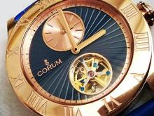 Обзор реплики мужских часов Corum Romvlvs Dual Time Tourbillon Automatic Watch 
