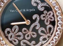 Обзор реплики женских часов Van Cleef & Arpels Lady Arpels Dentelle Round