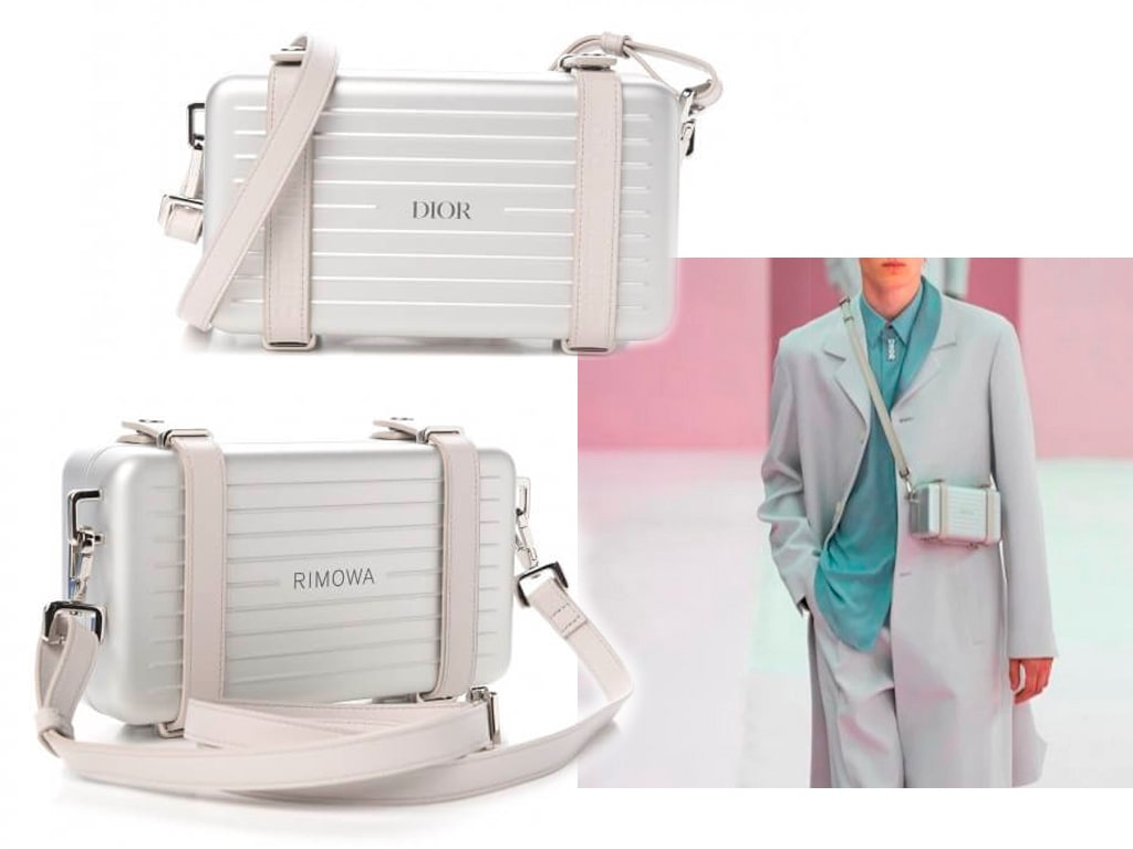 Клатч-сумка Christian Dior на кожаном ремешке