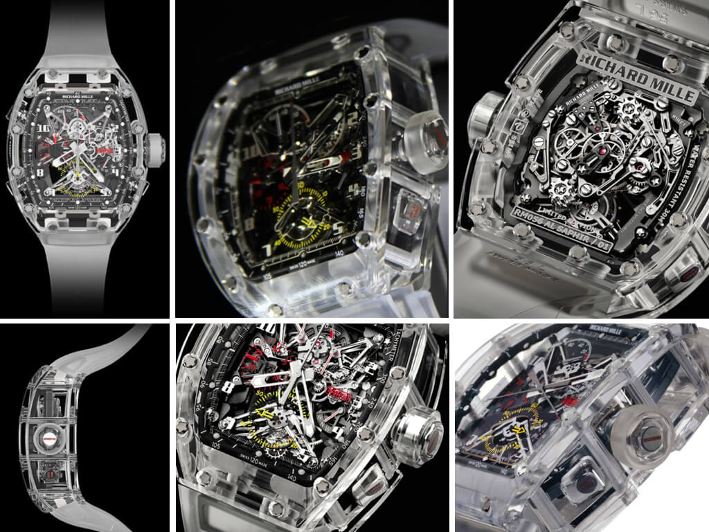 Сапфировый экземпляр часов Ришар Милль Richard Mille Sapphire RM56-02