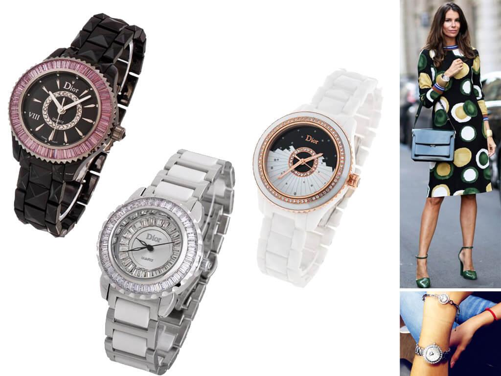 Женские часы Christian Dior на браслете