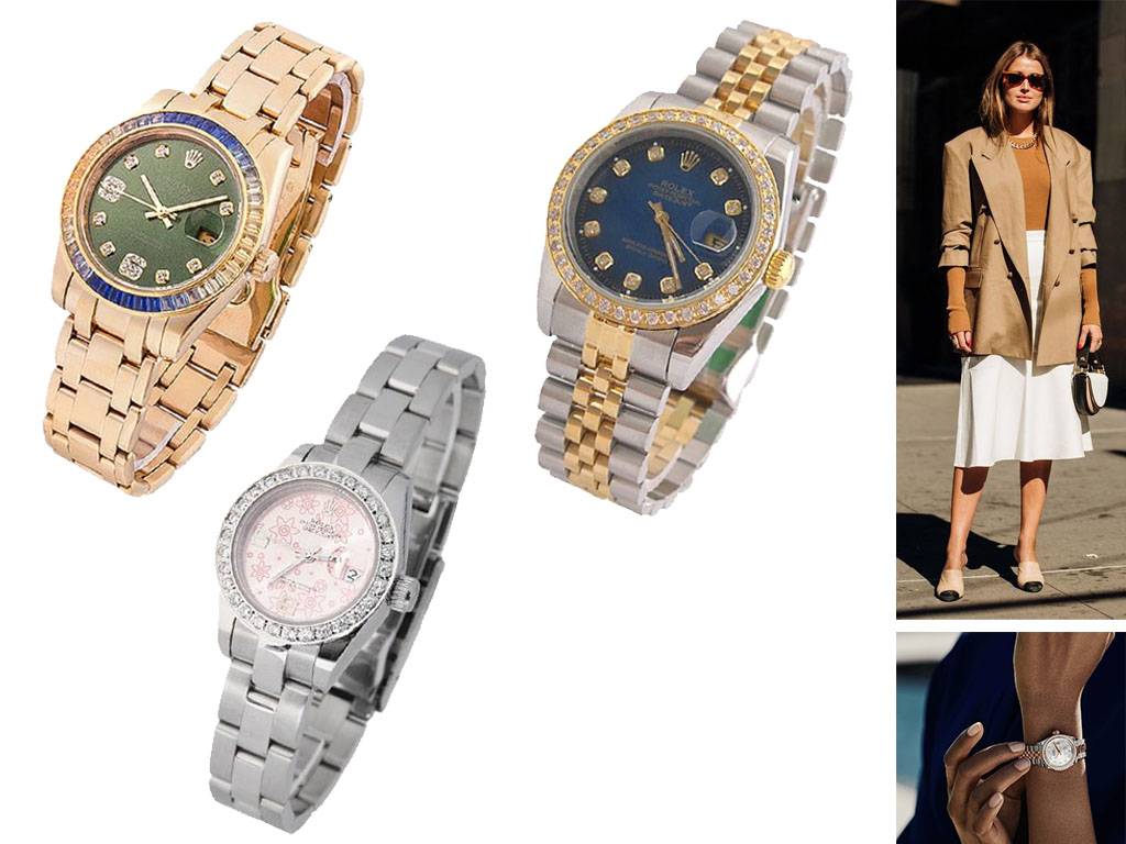 Женские часы Rolex с браслетом